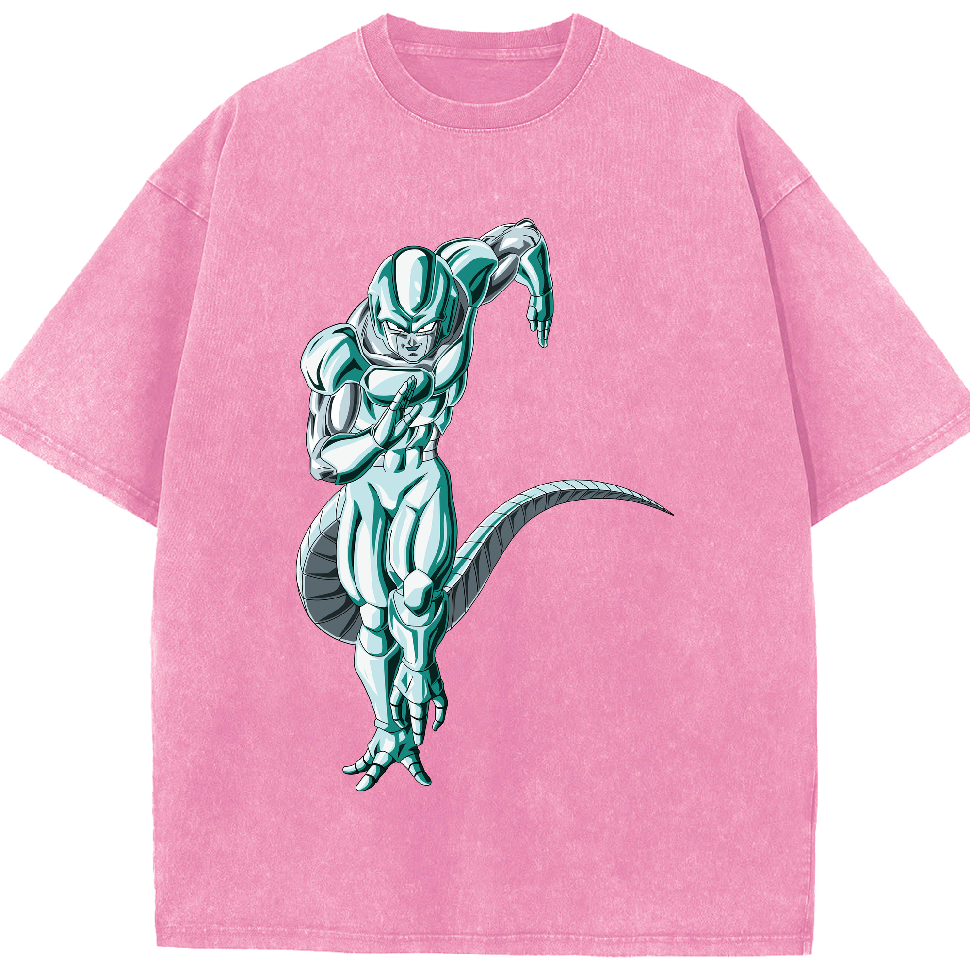 （画像用） ドラゴンボール フリーザ DRAGON BALL Frieza 綿100% ヴィンテージ風 半袖Tシャツ（フロントプリント）